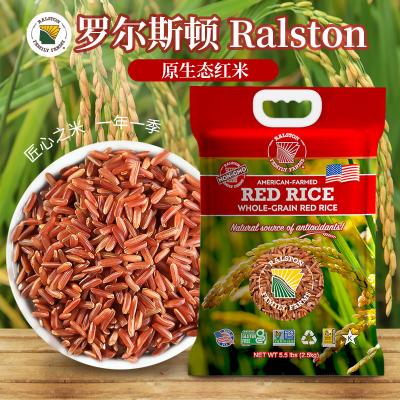 进口Ralston罗尔斯顿美国原生态红米糙米2.5kg粗粮杂粮真空包装5斤大米